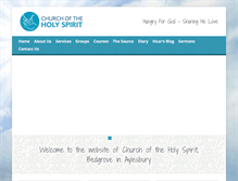 Tablet Screenshot of holyspiritbedgrove.org